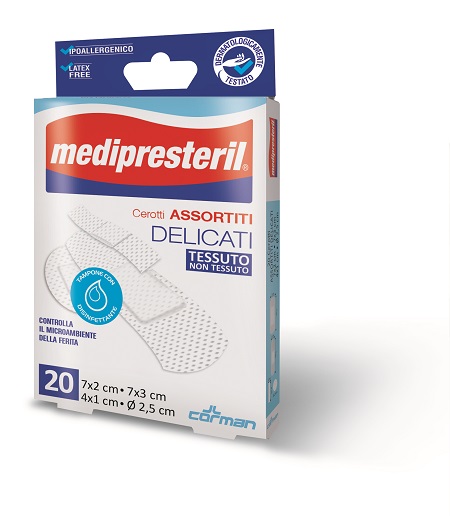 CEROTTO IN STRISCIA MEDIPRESTERIL DELICATO TNT 50X8CM - farmacialombardia.it