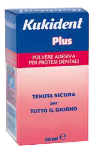 KUKIDENT PLUS POLVERE ADESIVA PER PROTESI DENTARIE 30 G - farmacialombardia.it