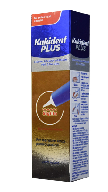 KUKIDENT SIGILLO CREMA ADESIVA PER PROTESI DENTARIE 40 G - farmacialombardia.it