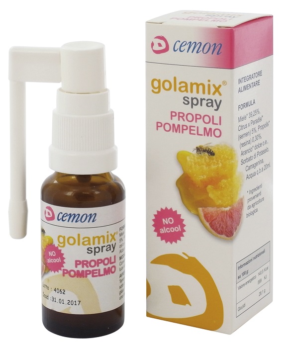 GOLAMIX SPRAY - PROPOLI POMPELMO 20 ML - farmacialombardia.it