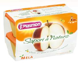 PLASMON SAPORI DI NATURA OMOGENEIZZATO MELA 100 G X 4 PEZZI - farmacialombardia.it