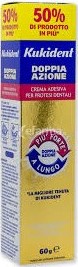KUKIDENT PLUS DOPPIA AZIONE CREMA ADESIVA PER PROTESI DENTARIE 60 G - farmacialombardia.it