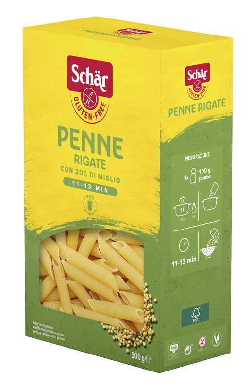 SCHAR PENNE RIGATE 500 G - farmacialombardia.it
