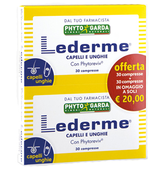 LEDERME CAPELLI UNGHIE 30 COMPRESSE - farmacialombardia.it