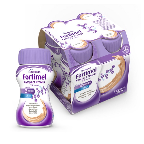 FORTIMEL COMPACT PROTEIN CAFFE' 4 BOTTIGLIE DA 125 ML - farmacialombardia.it