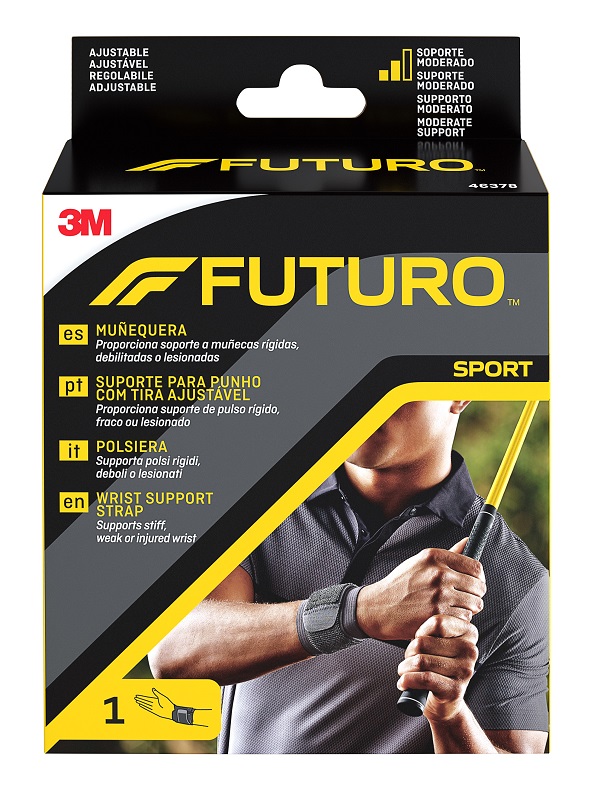 POLSINO ELASTICO UNIVERSALE FUTURO SPORT NERO - farmacialombardia.it