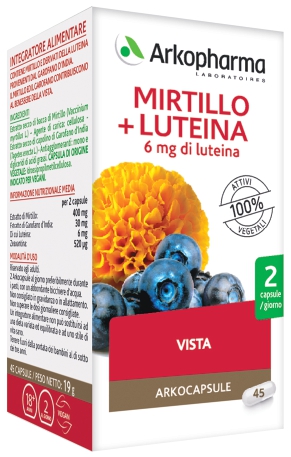 ARKO CAPSULE MIRTILLO+LUTEINA 45 CAPSULE - farmacialombardia.it
