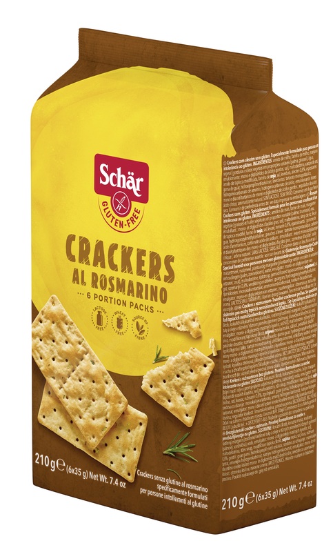 SCHAR CRACKERS AL ROSMARINO 6 CONFEZIONI DA 35 G - farmacialombardia.it