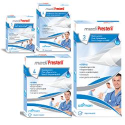 MEDICAZIONE POST OPERATORIA MEDIPRESTERIL IMPERMEABILE 10X15CM 4 PEZZI - farmacialombardia.it