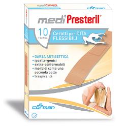 CEROTTO PER DITA MEDIPRESTERIL FLESSIBILE 12X2CM 10 PEZZI - farmacialombardia.it