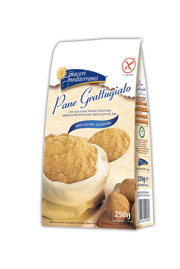 PIACERI MEDITERRANEI PANE GRATTUGGIATO SENZA GLUTINE 250 G - farmacialombardia.it