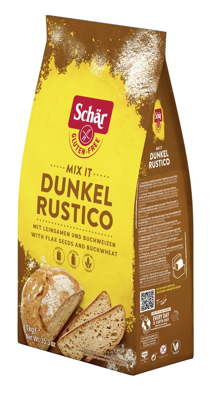SCHAR MIX IT DUNKEL RUSTICO SENZA GLUTINE SENZA LATTOSIO 1 KG - farmacialombardia.it