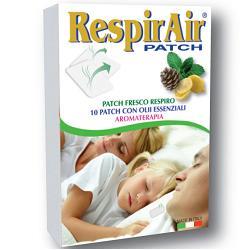 RESPIRAIR PATCH CEROTTO NASALE CON OLII ESSENZIALI 10 PEZZI - farmacialombardia.it