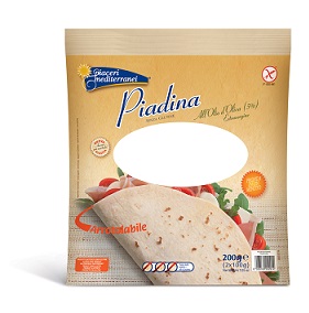 PIACERI MEDITERRANEI PIADINA OLIO D'OLIVA 200 GRAMMI - farmacialombardia.it