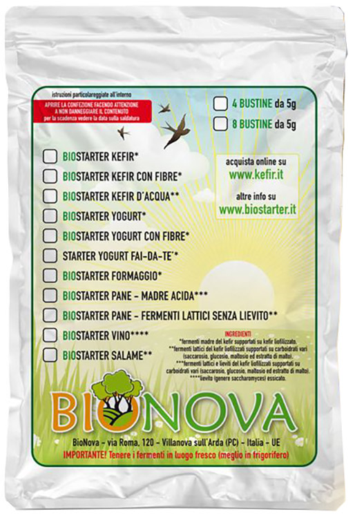 BIOSTARTER PER KEFIR D'ACQUA - farmacialombardia.it