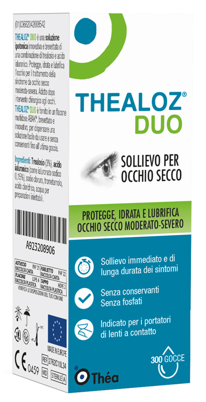 THEALOZ DUO SOLUZIONE OCULARE FLACONE 10 ML - farmacialombardia.it