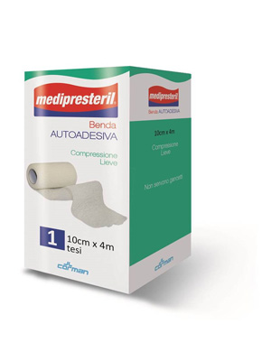 BENDA ADESIVA MEDIPRESTERIL 10X400CM - farmacialombardia.it