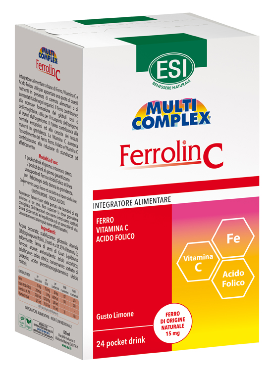 ESI FERROLIN C POCKET DRINK 24 BUSTINE - farmacialombardia.it