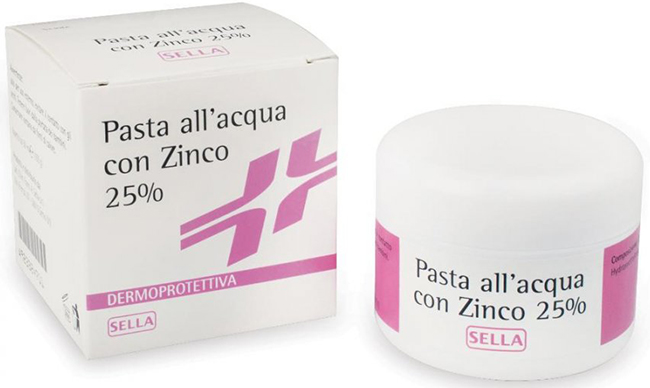 PASTA ACQUA CON ZINCO 25% 100 G - farmacialombardia.it