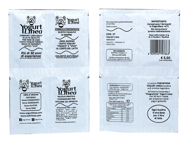 YOGURT LINEA FERMENTI LIOFILIZZATI 4 BUSTINE DA 6,5 G - farmacialombardia.it