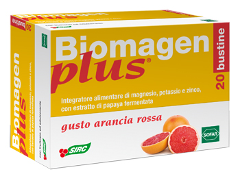 BIOMAGEN PLUS ARANCIA ROSSA 20 BUSTE ASTUCCIO 100 G - farmacialombardia.it