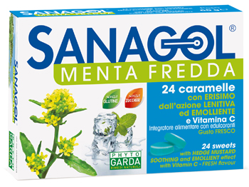 SANAGOL MENTA FREDDA 24 CARAMELLE - farmacialombardia.it