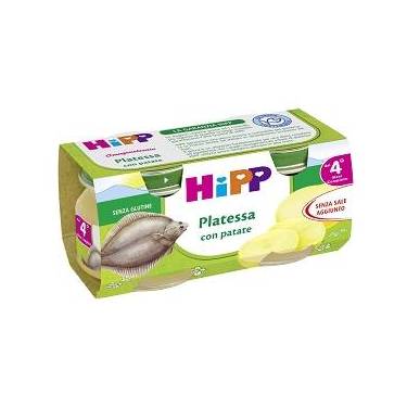 HIPP OMOGENEIZZATO PLATESSA CON PATATE 2X80 G - farmacialombardia.it