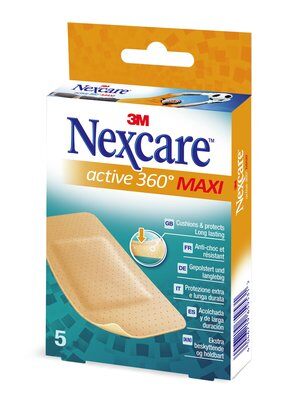CEROTTO NEXCARE ACTIVE 360 GRADI 5 PEZZI - farmacialombardia.it