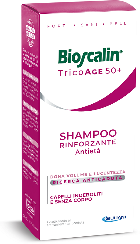 BIOSCALIN TRICOAGE SHAMPOO RINFORZANTE ANTIETA' 200 ML - farmacialombardia.it