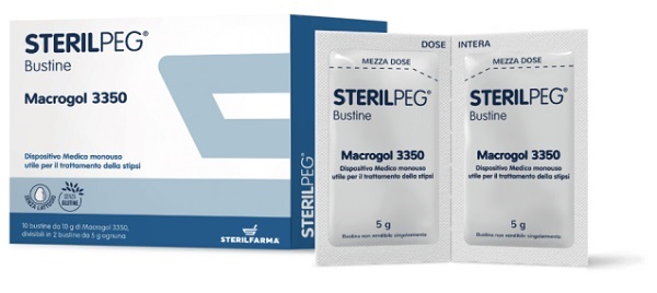 STERILPEG MACROGOL 3350 10 BUSTINE BIPARTITE 10 G - farmacialombardia.it
