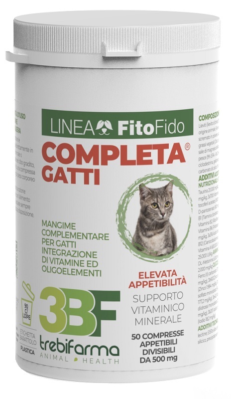 COMPLETA GATTI 50 COMPRESSE BARATTOLO 25 G - farmacialombardia.it