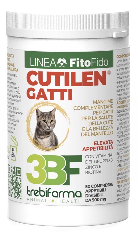 CUTILEN GATTI 50 COMPRESSE BARATTOLO 25 G - farmacialombardia.it