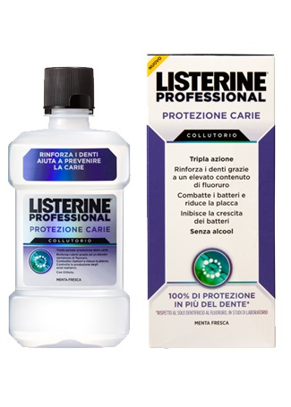 LISTERINE PROFESSIONAL PROTEZIONE CARIE 250 ML - farmacialombardia.it