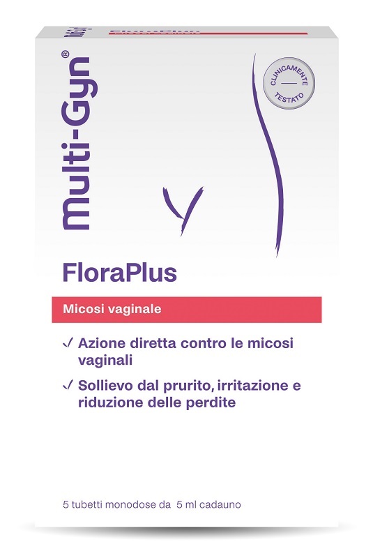 FLORAPLUS MULTI-GYN CANDIDOSI VAGINALE 5 TUBETTI X 5 ML - farmacialombardia.it