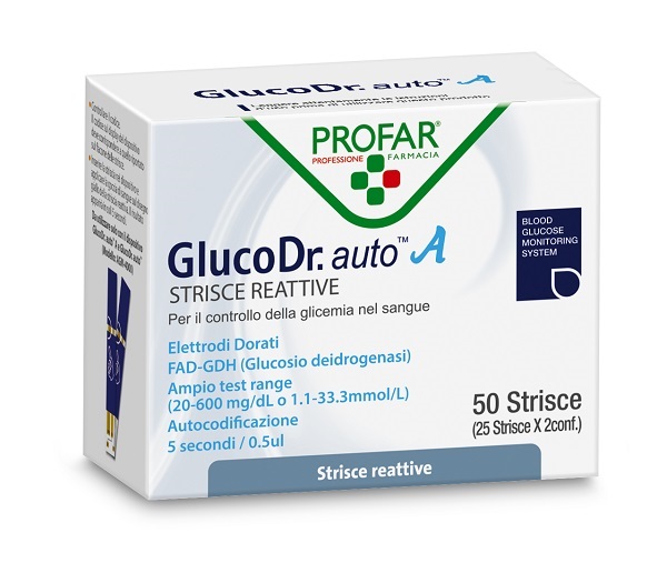 GLUCO DR AUTO GLICEMIA 50 STRISCE PROFAR - farmacialombardia.it