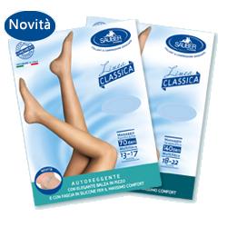 SAUBER CALZA AUTOREGGENTE 140 DENARI MAGLIA MICRORETE NEUTRO BEIGE 4 LINEA CLASSICA - farmacialombardia.it