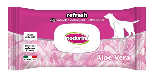 SALVIETTE ALOE VERA INODORINA 40 PEZZI - farmacialombardia.it