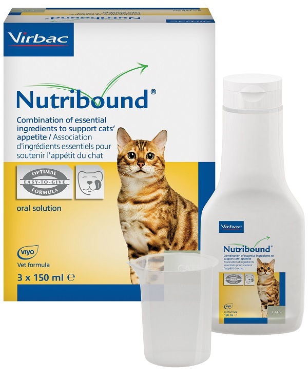 NUTRIBOUND SOLUZIONE ORALE APPETIBILE PER GATTO 3 FLACONI DA 150 ML - farmacialombardia.it