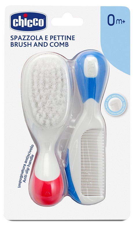 CHICCO SPAZZOLA + PETTINE NYLON - farmacialombardia.it