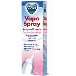 VICKS VAPOSPRAY ACQUA DI MARE BEBE' BAMBINI ISOTONICO 100 ML - farmacialombardia.it