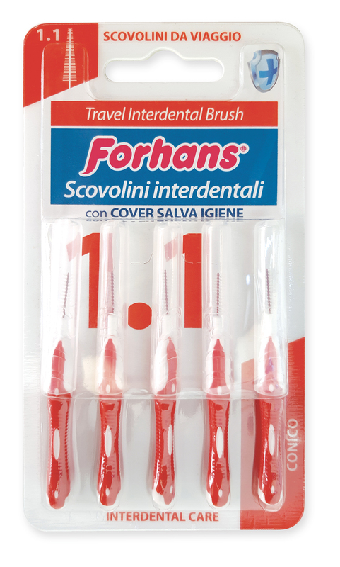 FORHANS TRAVEL INTERDENTAL BRUSH 1,1 - farmacialombardia.it