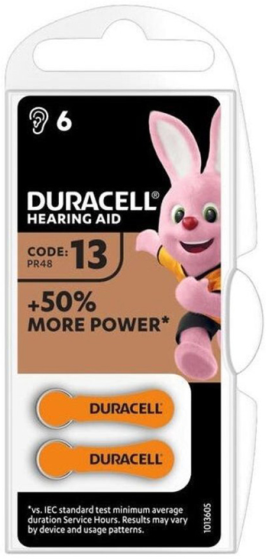 DURACELL EASY TAB 13 ARANCIO BATTERIA PER APPARECCHIO ACUSTICO - farmacialombardia.it
