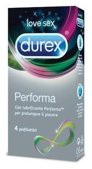 PROFILATTICO DUREX PERFORMA 4 PEZZI - farmacialombardia.it