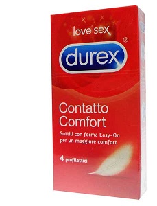 PROFILATTICO DUREX CONTATTO COMFORT 4 PEZZI - farmacialombardia.it