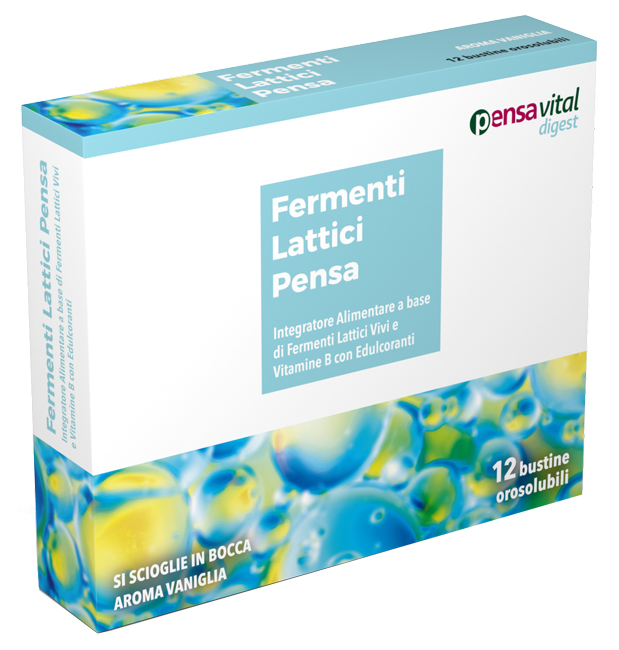 FERMENTI LATTICI VIVI E VITAMINE B 12 VANIGLIA BUSTINE OROSOLUBILI - farmacialombardia.it