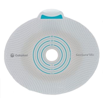 PLACCA PER UROSTOMIA COLOSTOMIA ILEOSTOMIA SENSURA MIO CLICK SISTEMA A DUE PEZZI FLANGIA 70 MM FORO RITAGLIABILE 10-65 MM 5 PEZZI - farmacialombardia.it