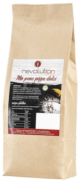 REVOLUTION MIX PANE PIZZA E IMPASTI LIEVITATI 1KG - farmacialombardia.it