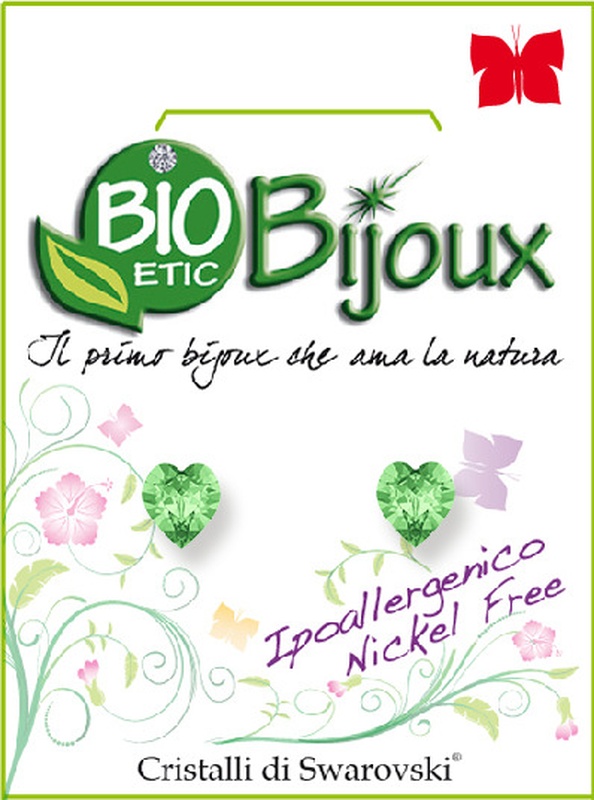 ORECCHINO CUORE 5MM PERIDOT - farmacialombardia.it