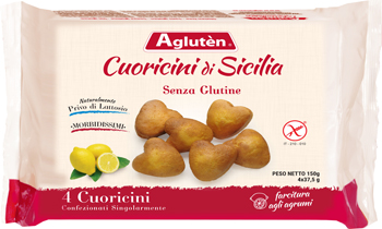 AGLUTEN CUORICINI DI SICILIA 4 X 37,5 G - farmacialombardia.it