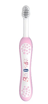 CHICCO SPAZZOLINO PRIMI DENTI DA LATTE ROSA 6-36 MESI - farmacialombardia.it